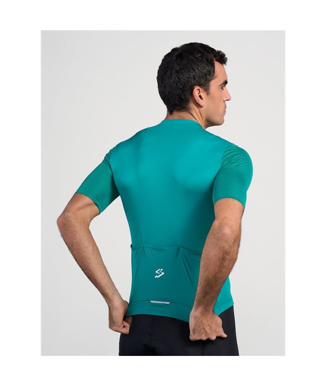 ciclismo Spiuk Homem Camisola MC Verde Anatómico