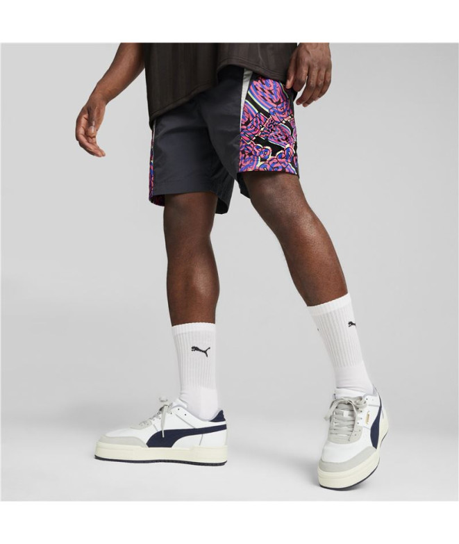 Calça Futebol by Puma AC Milan Woven Cinzento...