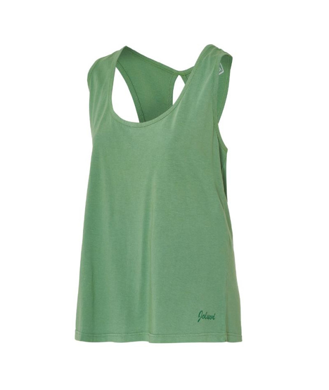 Camiseta Joluvi Bambu Tank Mujer Verde