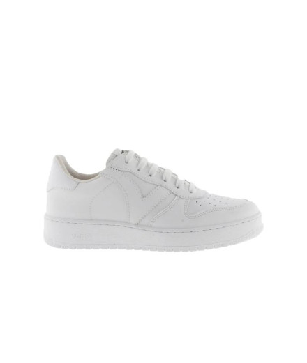 Chaussures Victoria Madrid effet cuir blanc