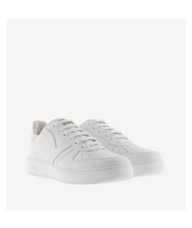 Chaussures Victoria Madrid effet cuir blanc