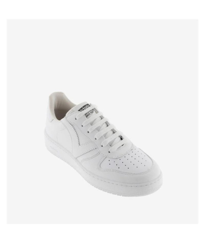 Chaussures Victoria Madrid effet cuir blanc