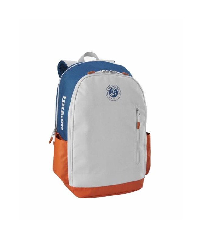 Mochila de Tênis Wilson Mochila de equipa Roland Garros 2024 Creme/Camelo/Neve