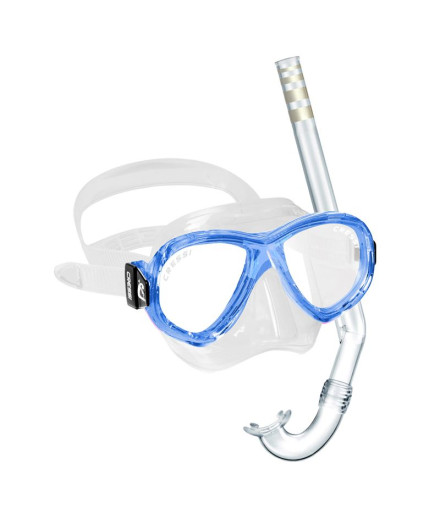 Kit de máscara Cressi Perla Infantil Azul