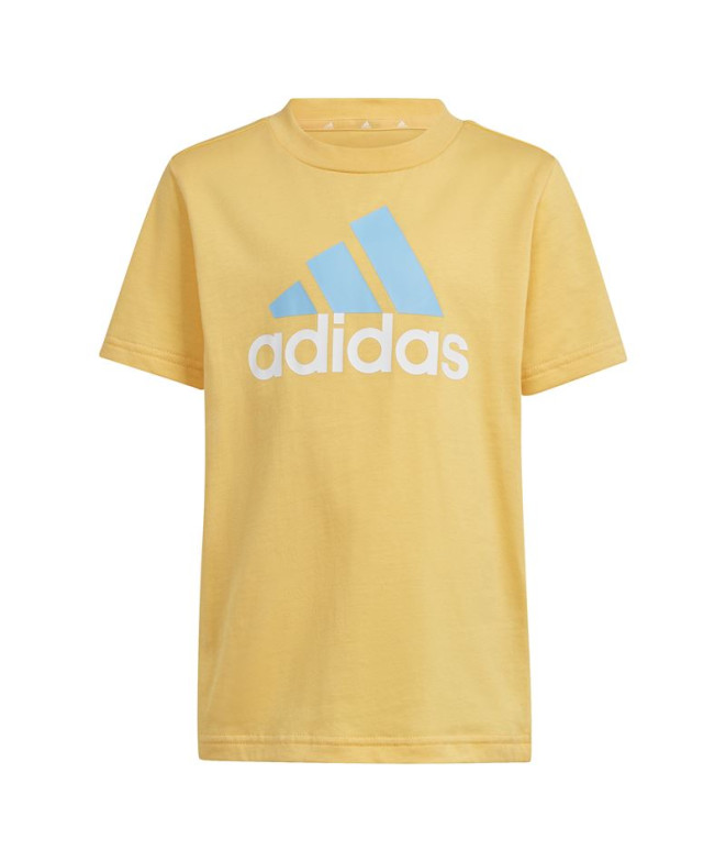 Conjunto adidas Essentials Logo Infantil Amarillo