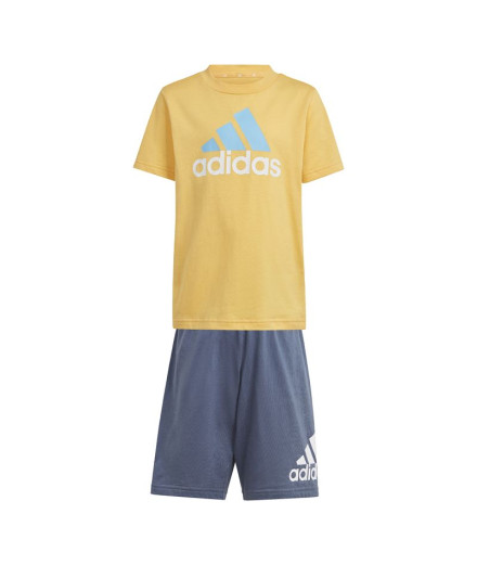 Ensemble adidas Essentials Logo Enfant Jaune 2