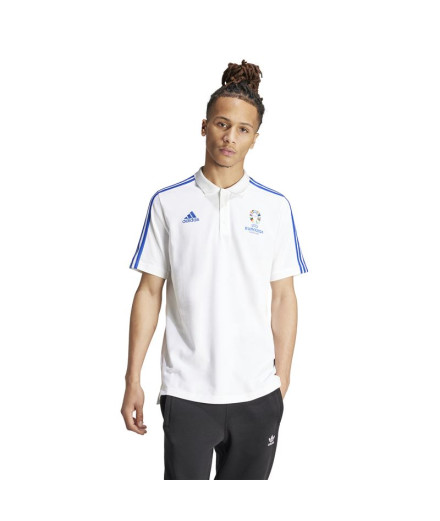 Polo de Football adidas Emblème Euro 2024 Homme Blanc 2