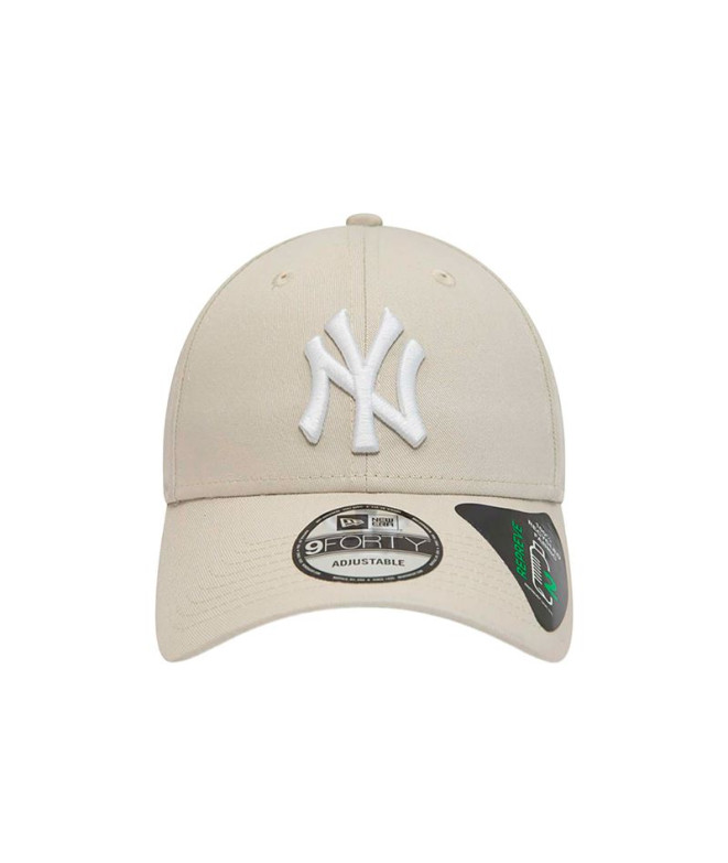 Boné New Era New York Yankees Repreve League Essential Bege 9FORTY