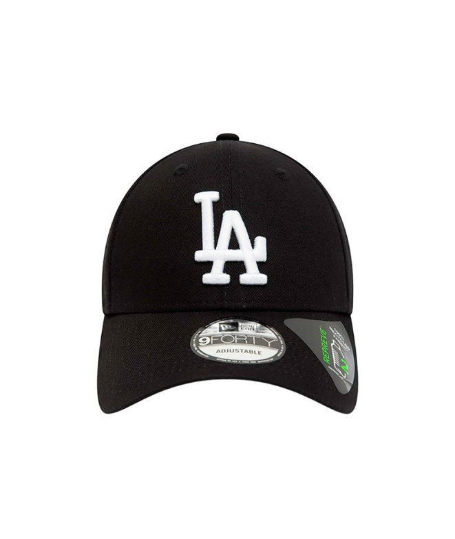 Gorra New Era LA Dodgers Repreve League Essential Negro 9FORTY