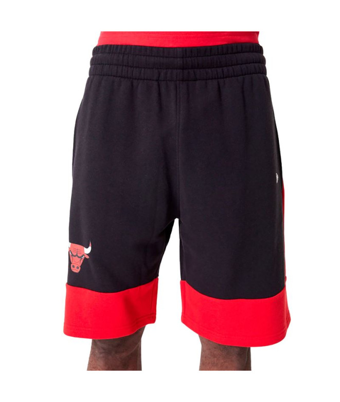 Calça New Era Bloco de cor NBA Chicago Bulls Preto Homem