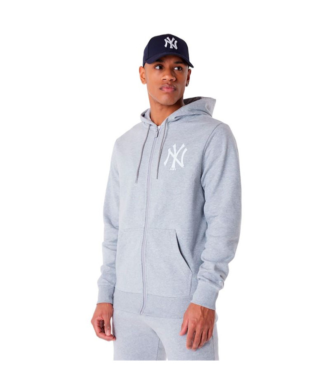 Casaco New Era MLB Essentials New York Yankees Cinzento Homem