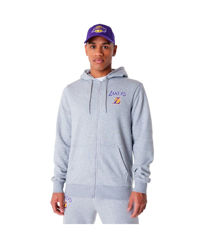 Casaco New Era NBA Essentials LA Lakers Cinzento Homem