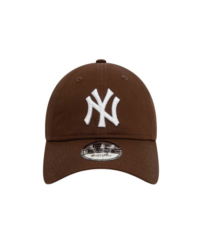 Boné New Era Essencial da Liga dos Yankees de Nova Iorque castanho