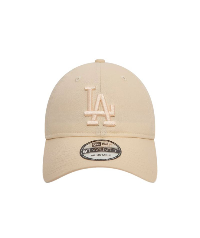 Boné New Era LA Dodgers Liga Essencial Pedra 9TWENTY Creme