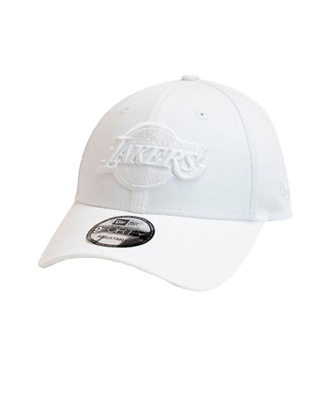 Gorra New Era NBA 9FORTY Los Angeles Lakers Blanco Mujer