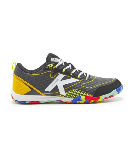 Chaussures de Football Sala Kelme Stiletto noir et jaune