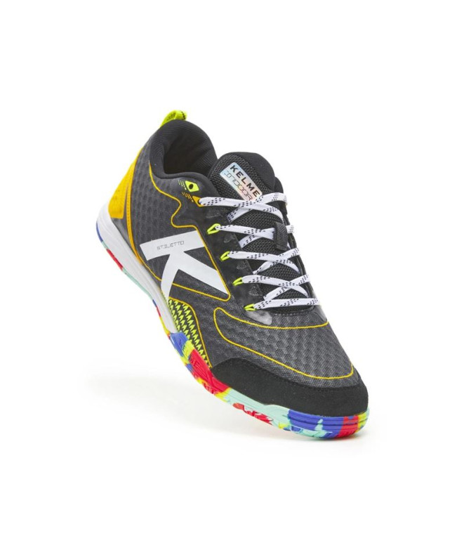 Chaussures de Futsal Kelme Stiletto Noir et Jaune