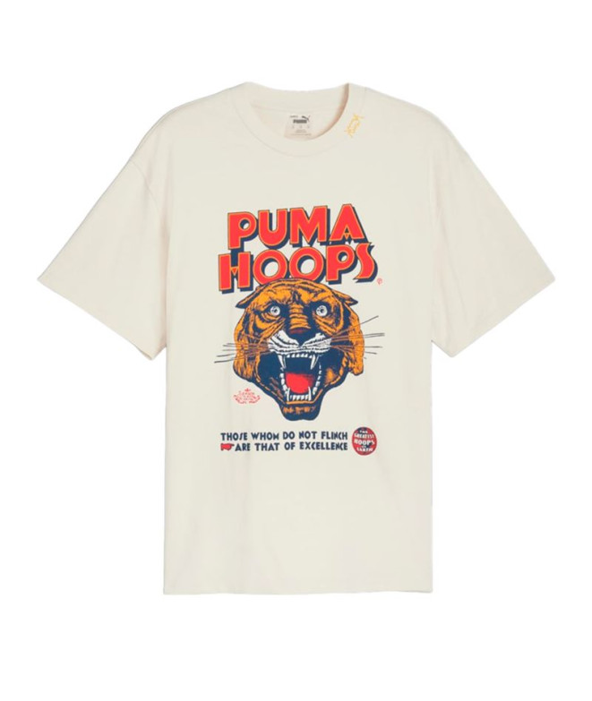 Camiseta Puma showtime Hoops Branco