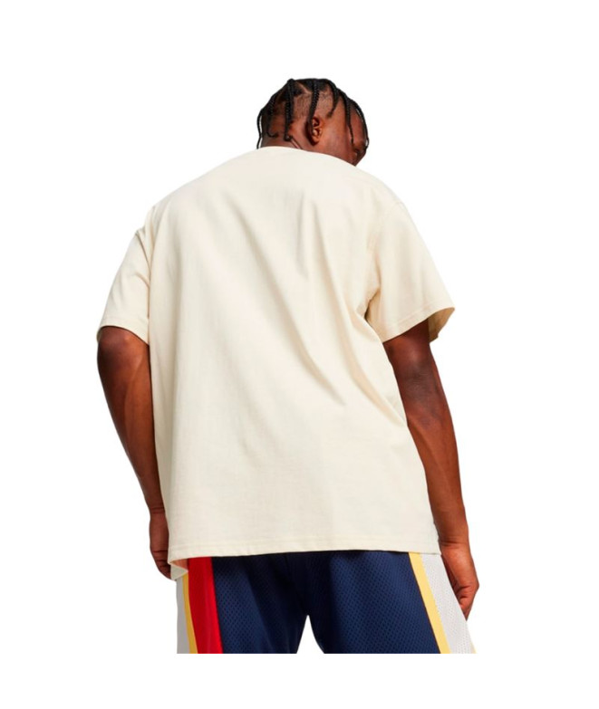 T-shirt Puma showtime Hoops Blanc