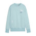 Sweat Puma CLASSICS BRAND LOVE Turquoise Femme
