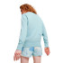Sweat Puma CLASSICS BRAND LOVE Turquoise Femme