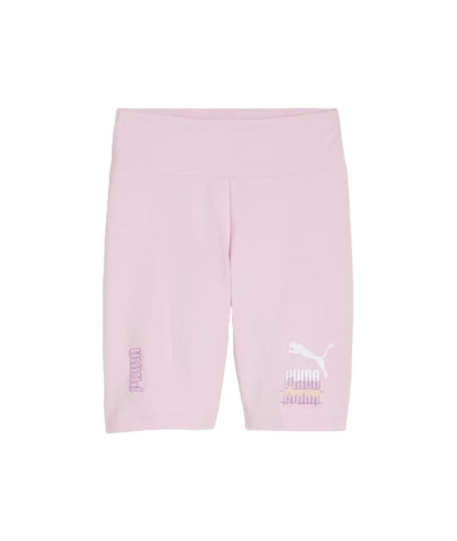 Mallas Puma CLASSICS BRAND LOVE Lila Mujer