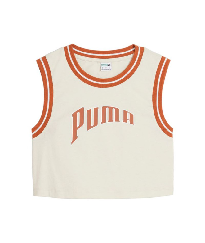 Top Puma AM FOR THE FA Mujer Blanco