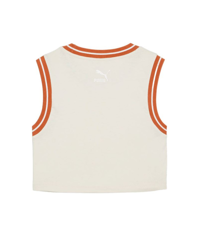 Haut Femme Puma AM FOR THE FA Blanc