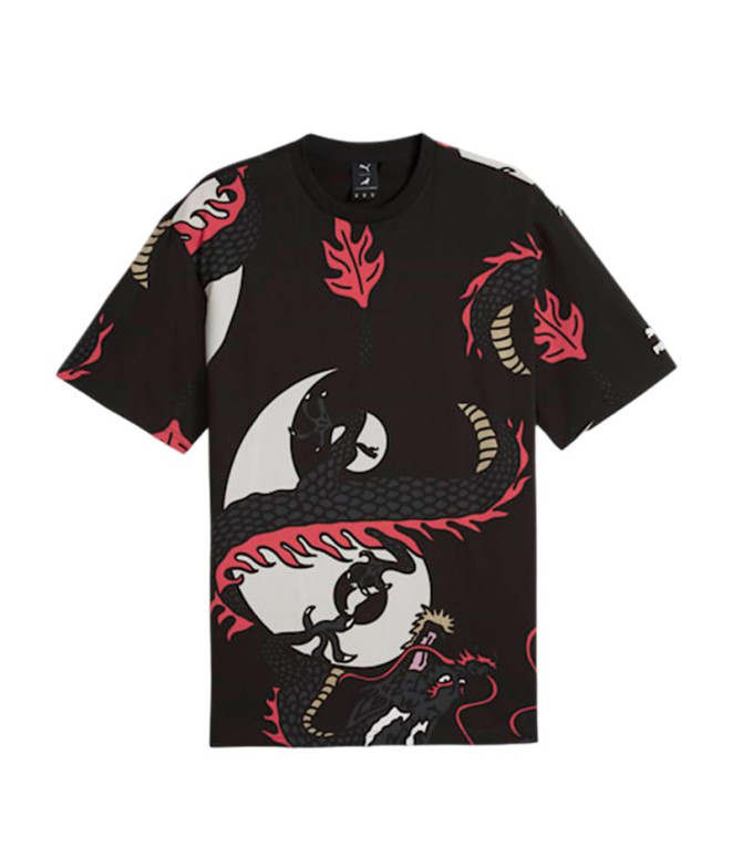 Camiseta Puma X STAPLE AOP Negro