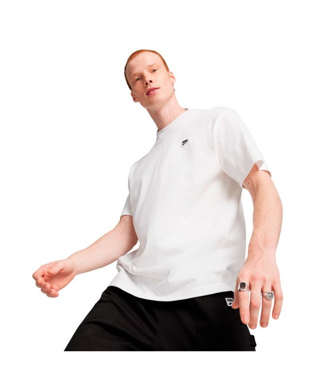 T-shirt Puma DOWNTOWN Badge Blanc