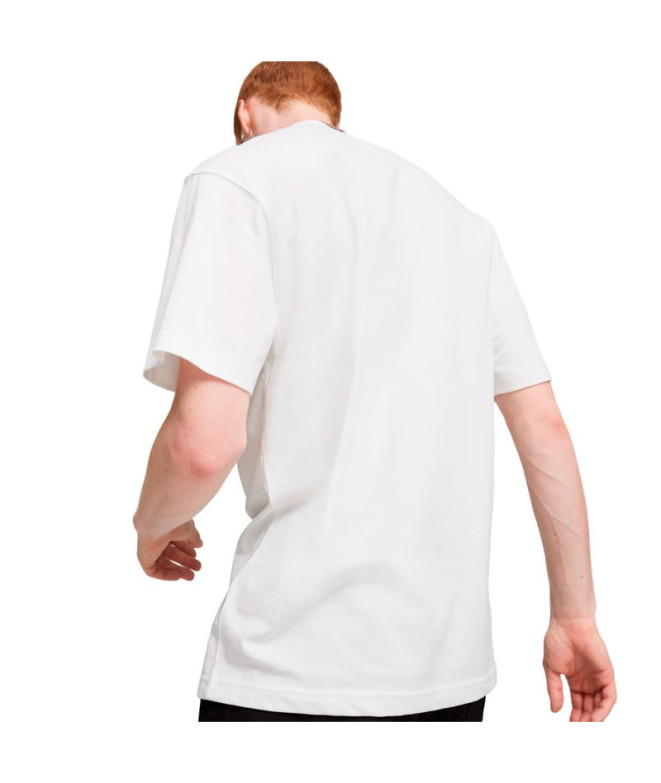 T-shirt Puma DOWNTOWN Badge Blanc