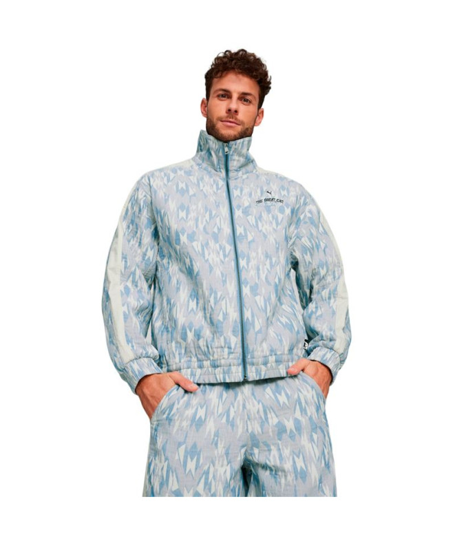 Veste Puma BASKETBALL NOSTALGIA Bleu Homme