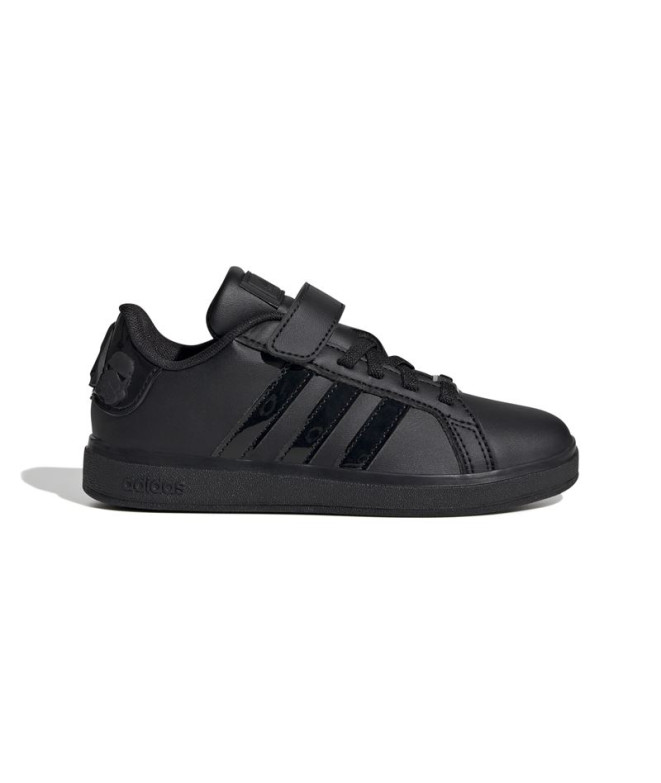Zapatillas adidas Star Wars Grand Court 2.0 El C Infantil Negro