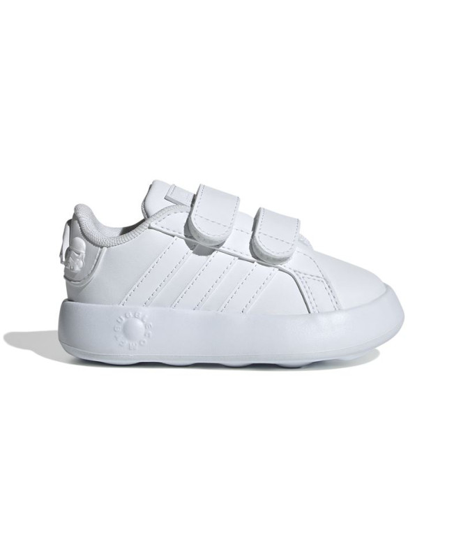 Chaussures adidas Star Wars Grand Court Cf Enfant White