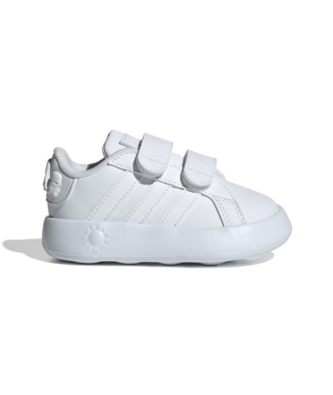 Sapatilhas adidas Star Wars Grand Court Cf Infantil Branco