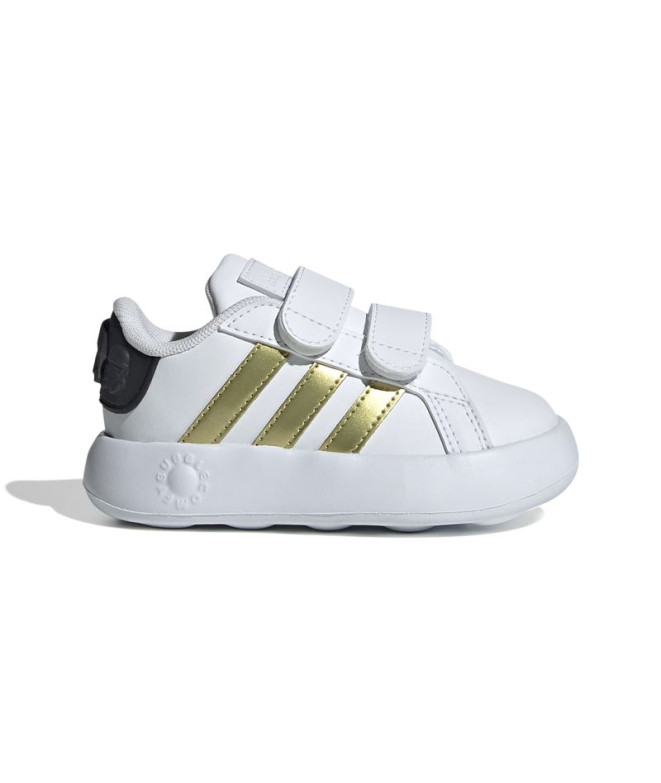 Chaussures adidas Star Wars Grand Court Cf Enfant Golden White