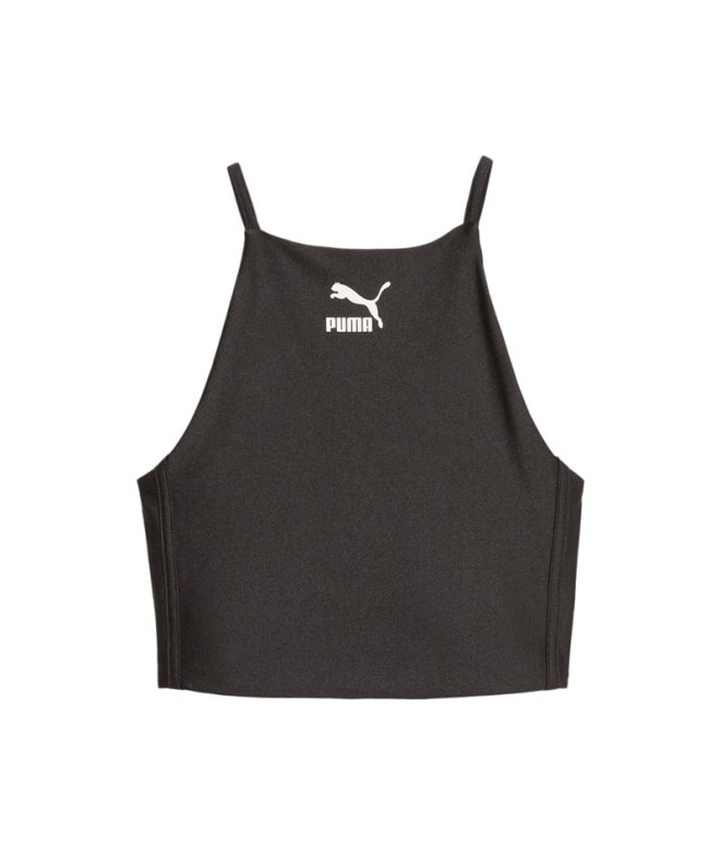 Sujetador deportivo Puma T7Iny Crop Mujer Negro