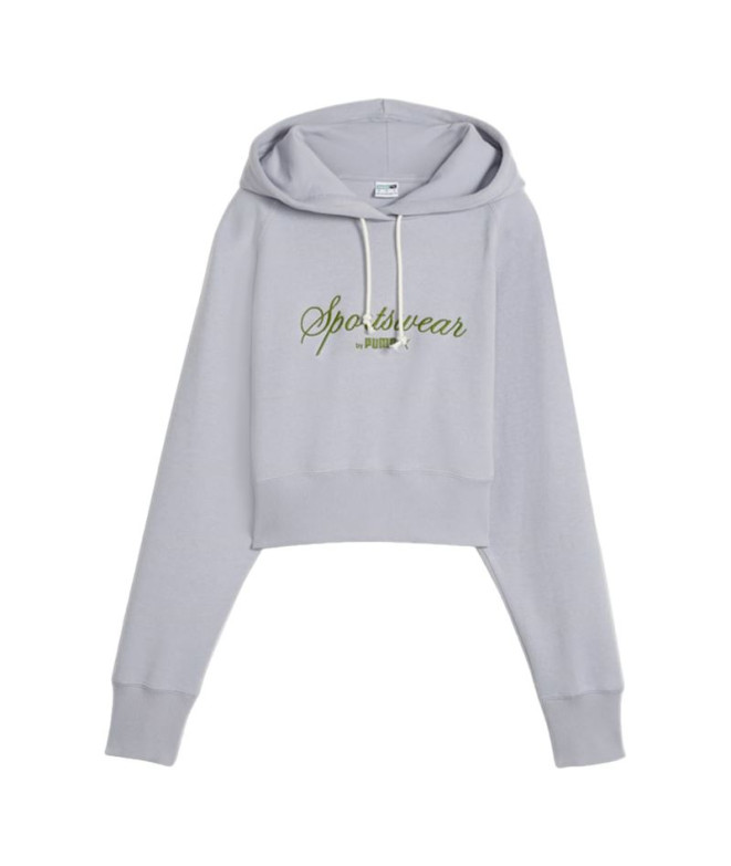 Sweat Puma CLASSICS+ Relaxed Cr Grey Femme