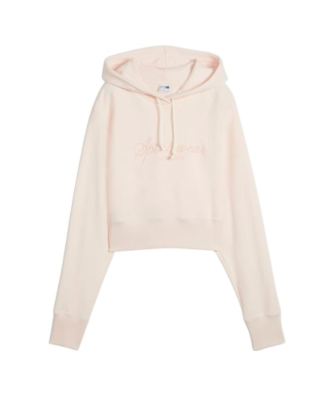 Sweat Puma CLASSICS+ Relaxed Cr Pink Femme