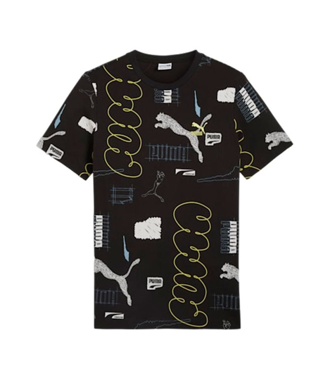 Camiseta Puma CLASSICS BRAND LOVE Negro