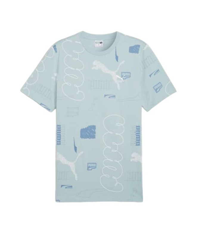 Camiseta Puma CLASSICS BRAND LOVE Turquesa