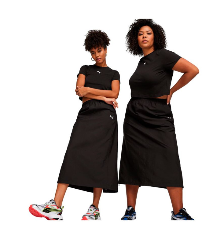 Camiseta Puma Dare To Baby Negro Mujer