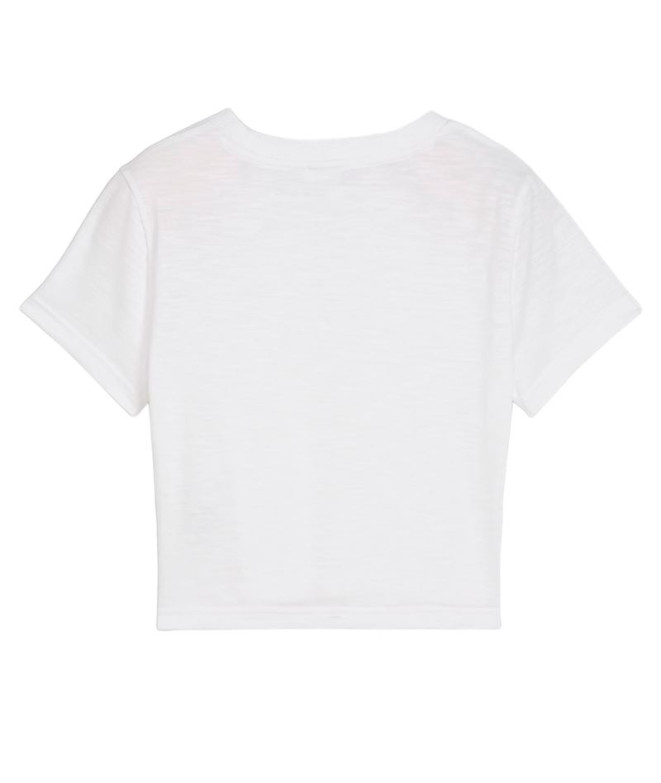 Camiseta Puma Dare To Baby Branco Mulher
