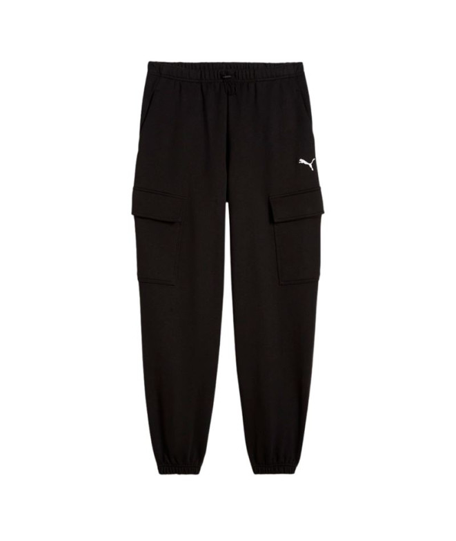 Pantalones Puma Dare To Relaxed Carg Negro Mujer