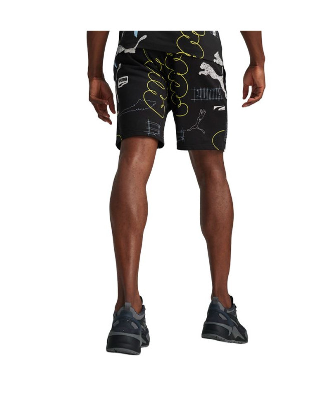 Calça Puma CLASSICS BRAND LOVE Preto