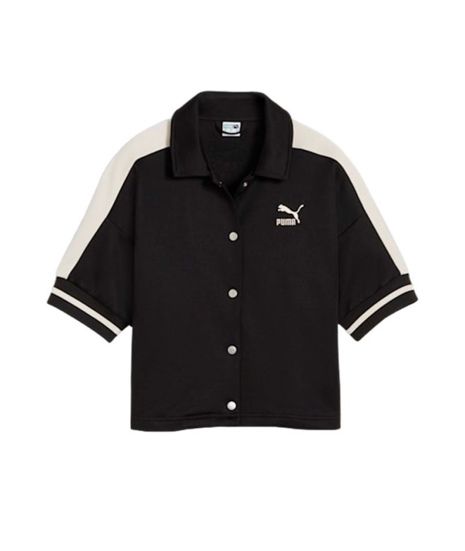 Chaqueta Puma T7 FOR THE FANBASE Negro Mujer