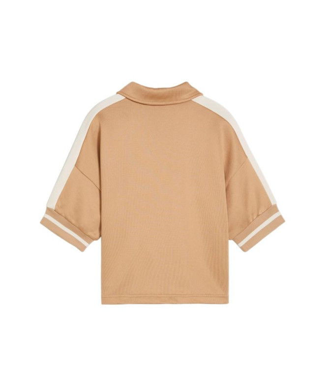 Chaqueta Puma T7 FOR THE FANBASE Beige Mujer