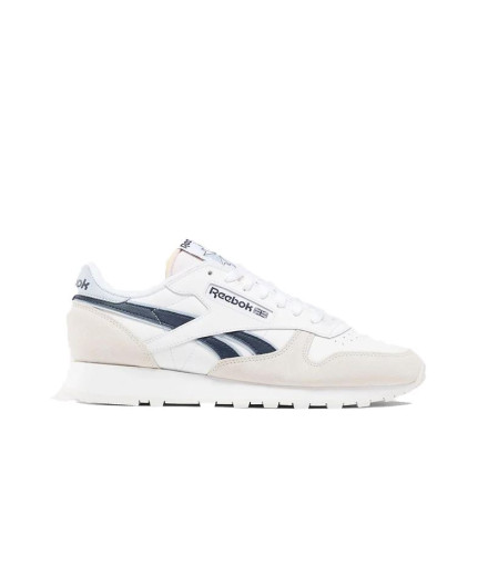 Sapatilhas Reebok Classic Couro Branco/Cinza/Azul