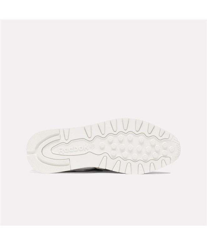 Chaussures Reebok Classic Cuir Blanc/Gris/Bleu