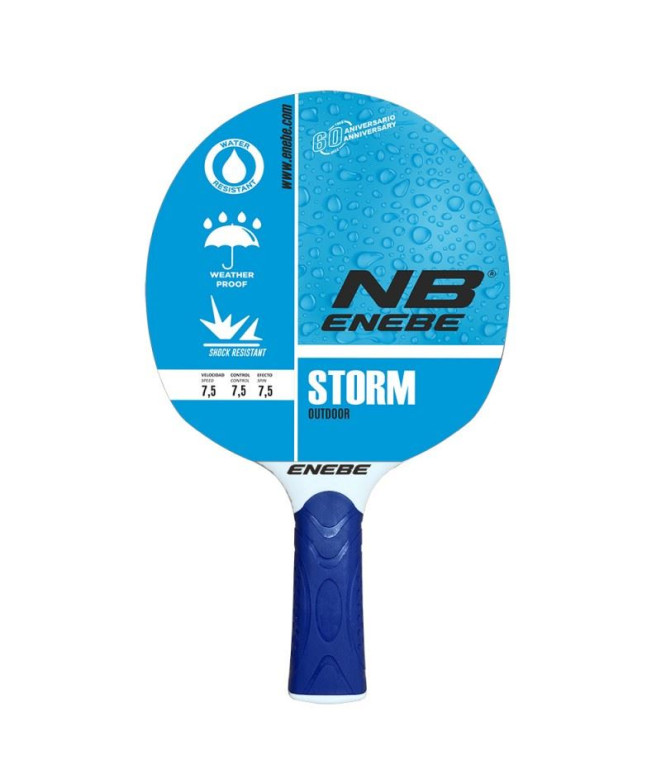 Pala de ping-pong Enebe Pong Storm Azul